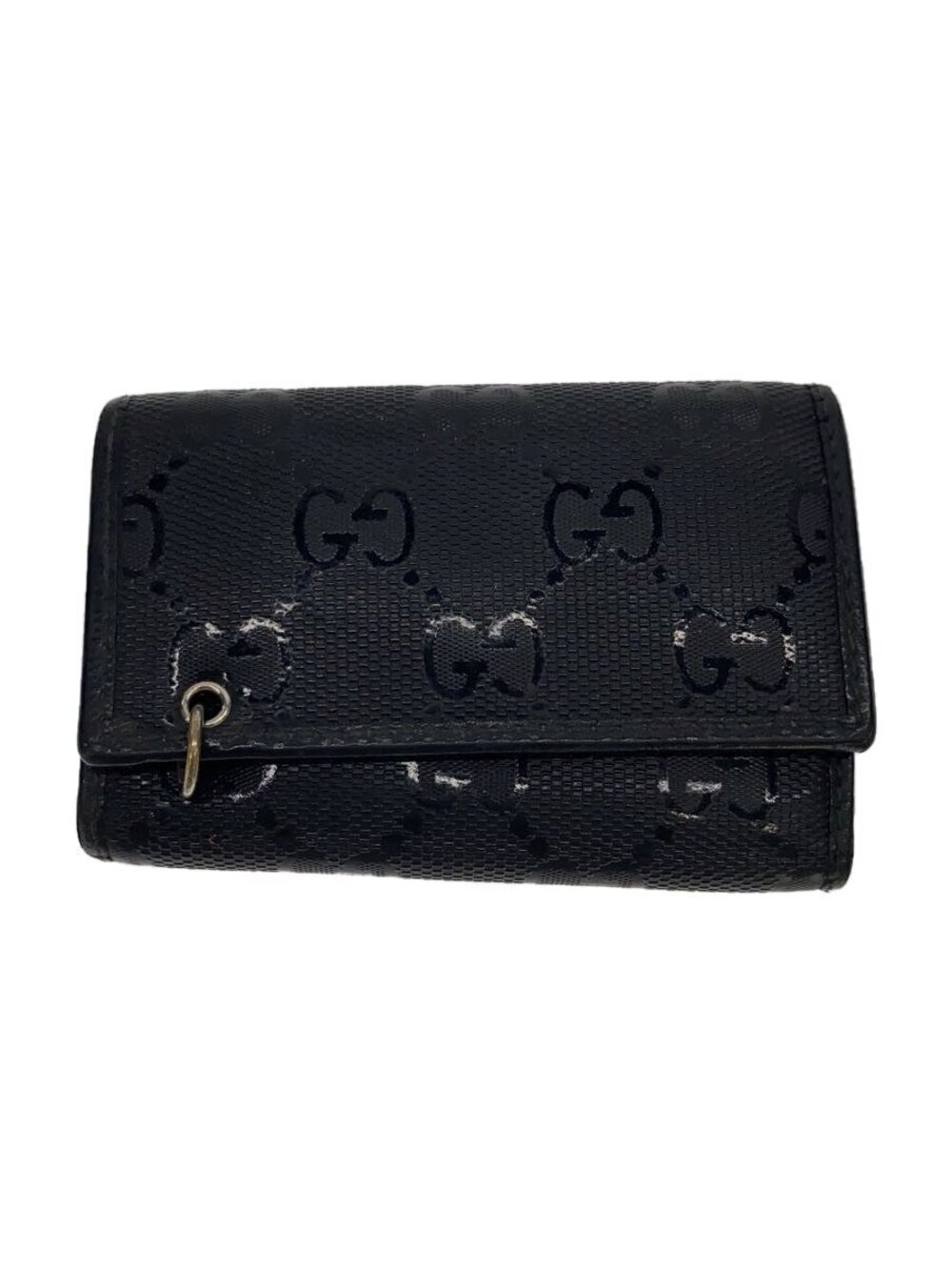Gucci Key Case Wallet GG Imprime Black